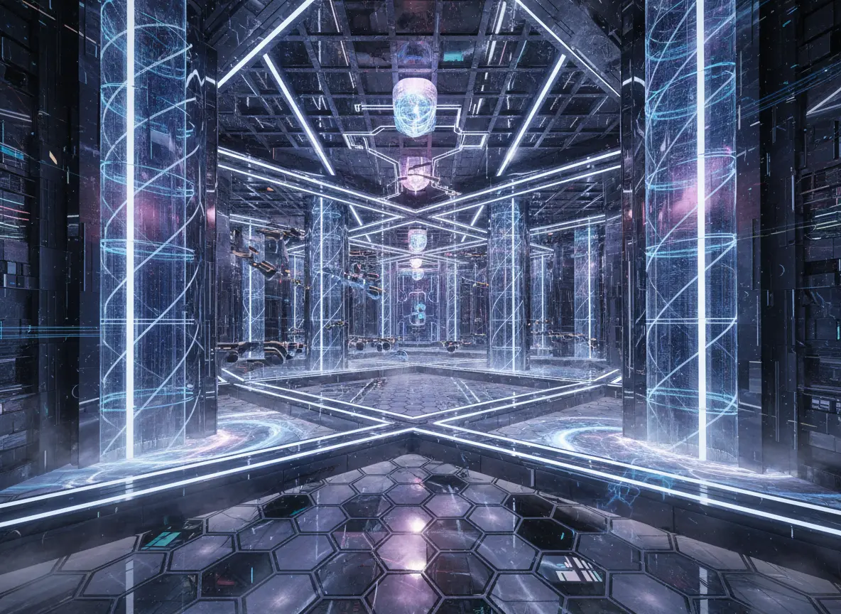 Trying to see maze from the inside the maze