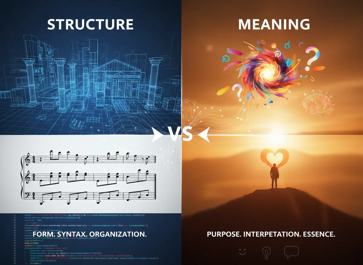 structure vs meaning